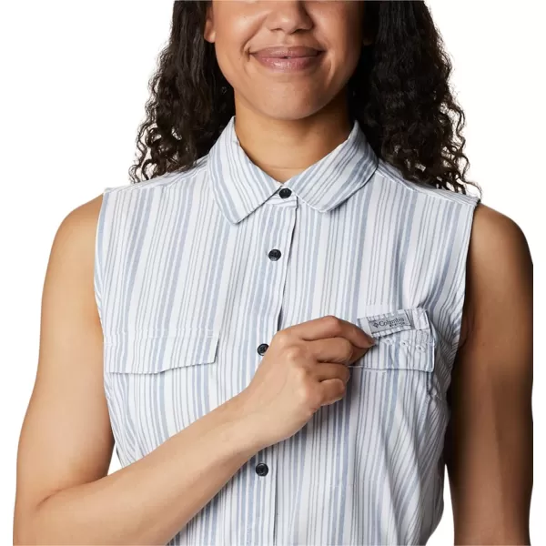 imageColumbia Womens Sun Drifter Woven Dress IiCarbon Vertical Stripe
