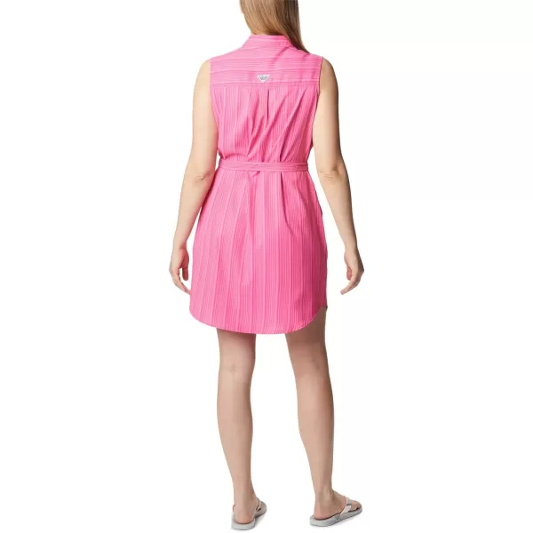 imageColumbia Womens Sun Drifter Woven Dress IiUltra Pink Vertical Stripe