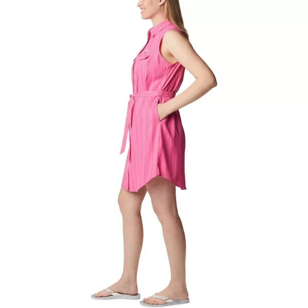 imageColumbia Womens Sun Drifter Woven Dress IiUltra Pink Vertical Stripe