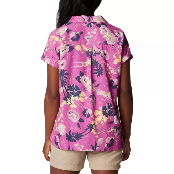 imageColumbia Womens Sun Drifter Woven Short SleeveBright Lavender Seascaper