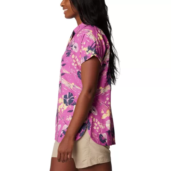 imageColumbia Womens Sun Drifter Woven Short SleeveBright Lavender Seascaper