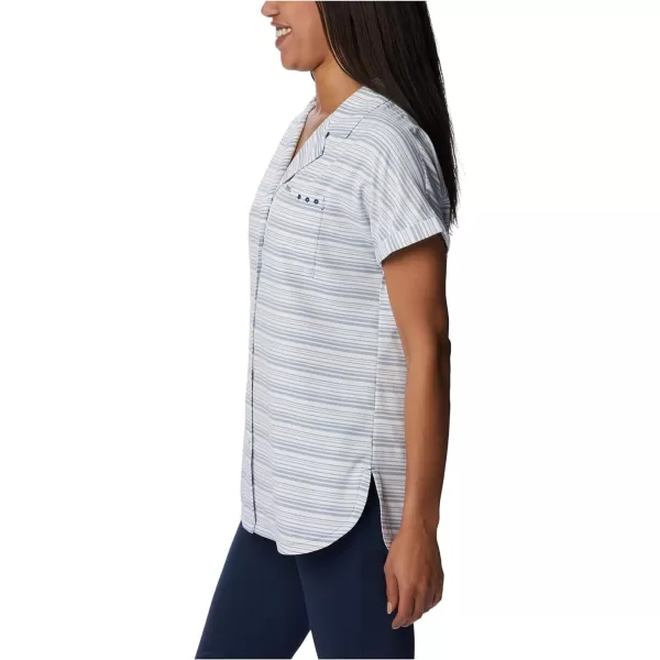 imageColumbia Womens Sun Drifter Woven Short SleeveCarbon Stripe