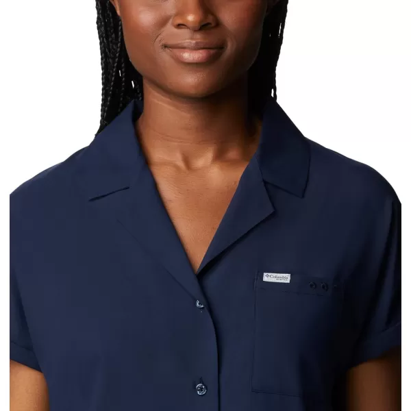 imageColumbia Womens Sun Drifter Woven Short SleeveCollegiate Navy