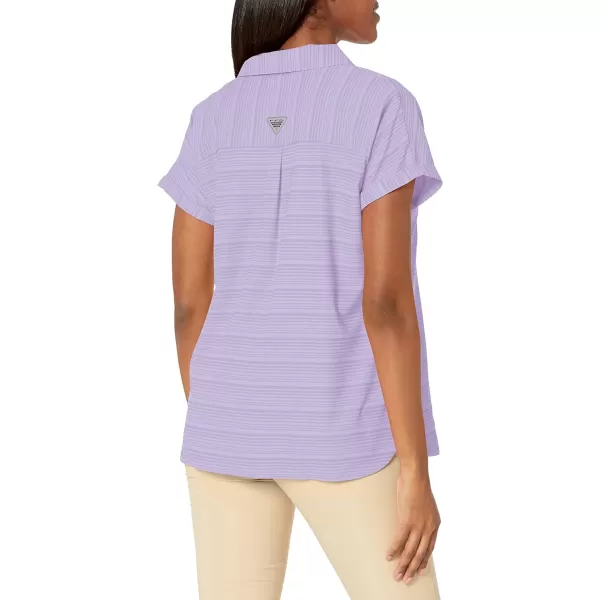 imageColumbia Womens Sun Drifter Woven Short SleeveSoft Violet Stripe