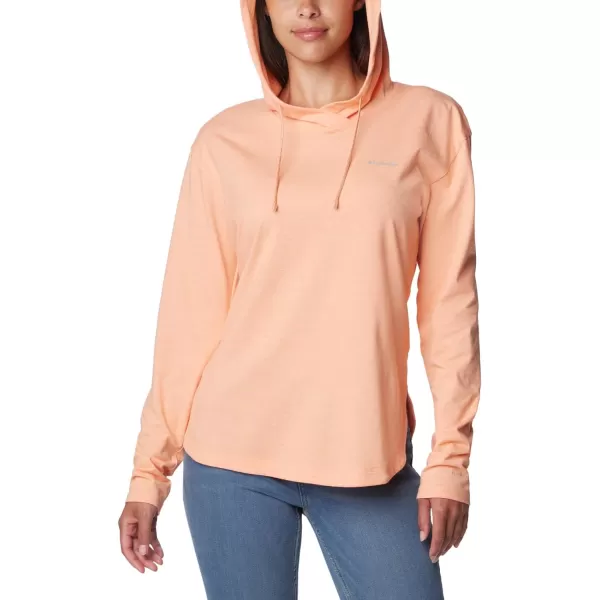 imageColumbia Womens Sun Trek Hooded PulloverApricot Fizz Heather