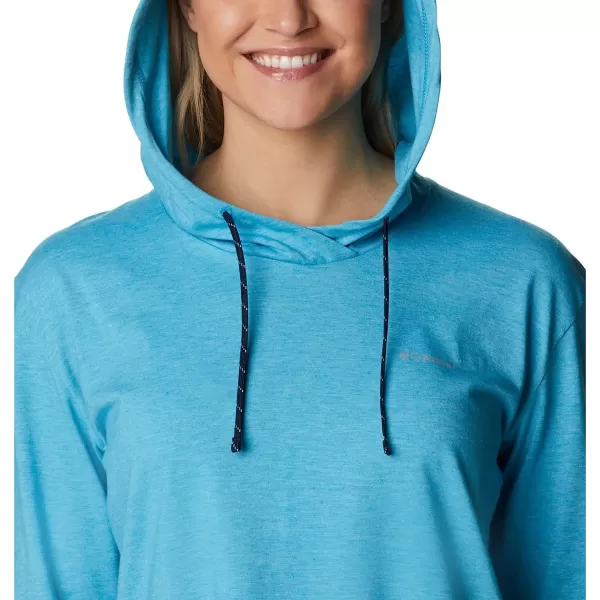 imageColumbia Womens Sun Trek Hooded PulloverBlue Chill Heather