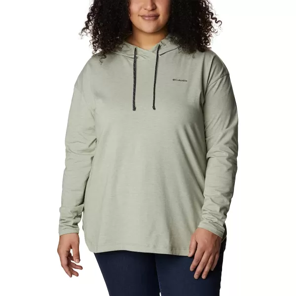 imageColumbia Womens Sun Trek Hooded PulloverSafari Heather