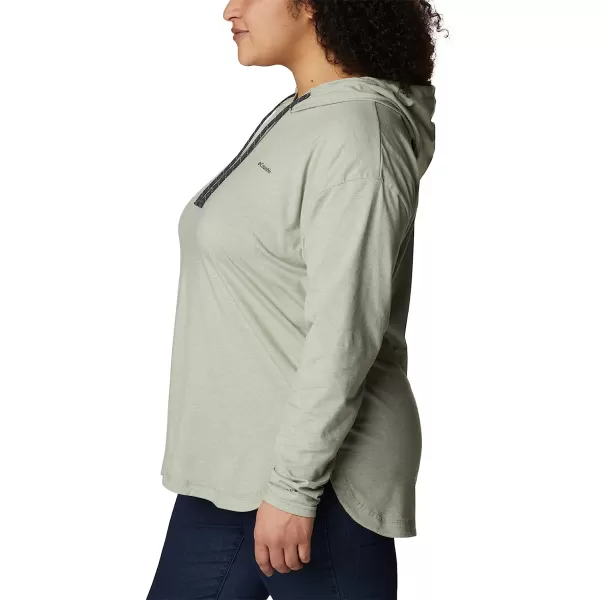 imageColumbia Womens Sun Trek Hooded PulloverSafari Heather