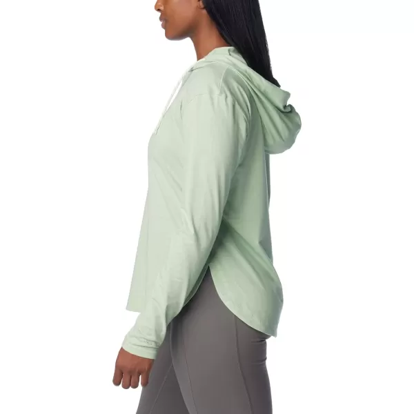 imageColumbia Womens Sun Trek Hooded PulloverSage Leaf Heather