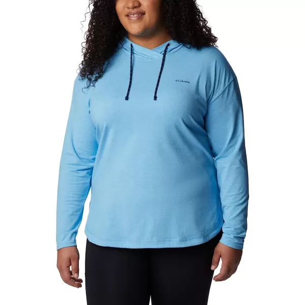 imageColumbia Womens Sun Trek Hooded PulloverVista Blue Heather