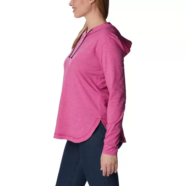 imageColumbia Womens Sun Trek Hooded PulloverWild Fuchsia Heather