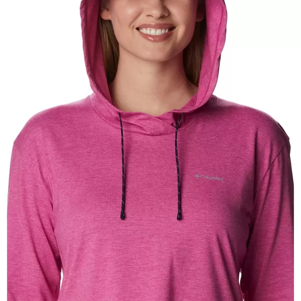 imageColumbia Womens Sun Trek Hooded PulloverWild Fuchsia Heather