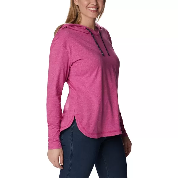 imageColumbia Womens Sun Trek Hooded PulloverWild Fuchsia Heather