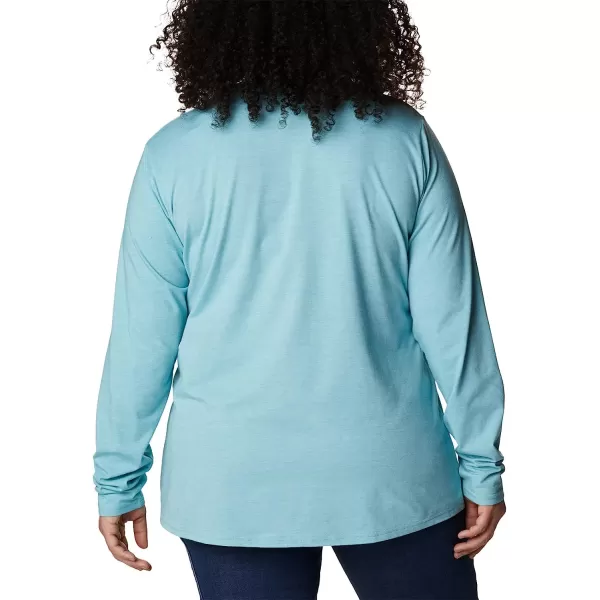 imageColumbia Womens Sun Trek Ls TeeSea Wave Heather