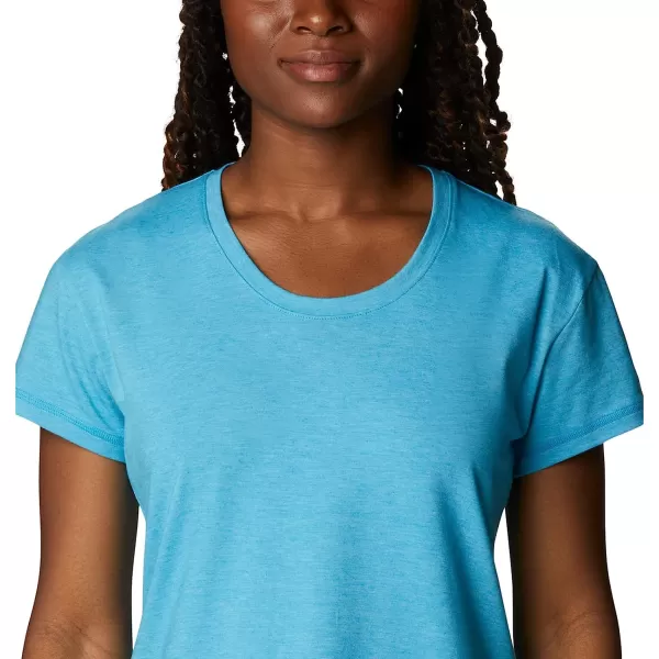 imageColumbia Womens Sun Trek Short Sleeve TeeBlue Chill Heather