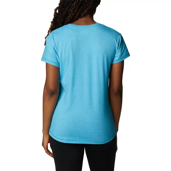 imageColumbia Womens Sun Trek Short Sleeve TeeBlue Chill Heather