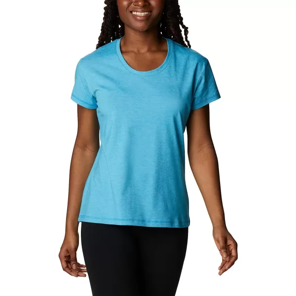 imageColumbia Womens Sun Trek Short Sleeve TeeBlue Chill Heather