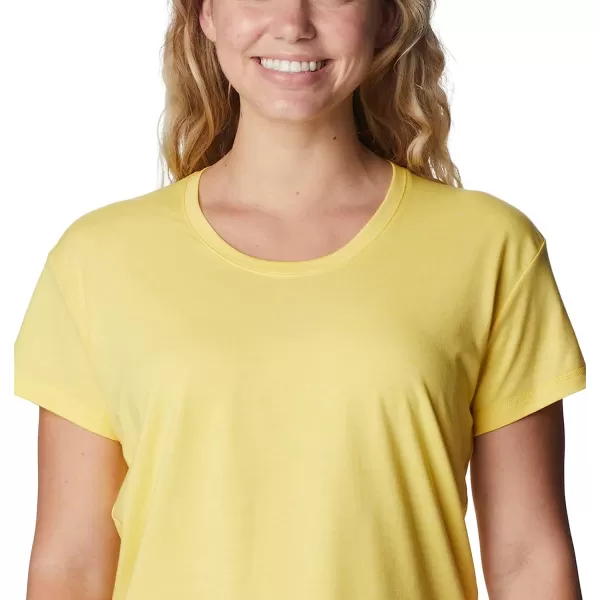 imageColumbia Womens Sun Trek Short Sleeve TeeSun Glow Heather