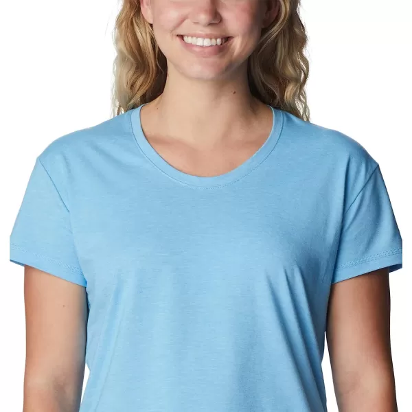 imageColumbia Womens Sun Trek Short Sleeve TeeVista Blue Heather