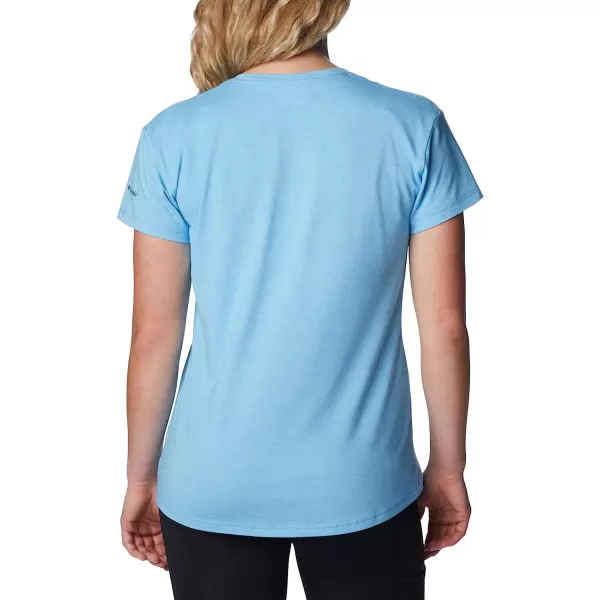 imageColumbia Womens Sun Trek Short Sleeve TeeVista Blue Heather