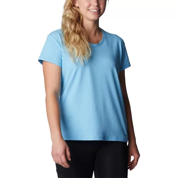 imageColumbia Womens Sun Trek Short Sleeve TeeVista Blue Heather