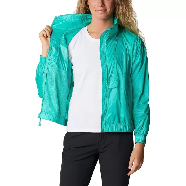 imageColumbia Womens Sunny City WindbreakerElectric Turquoise