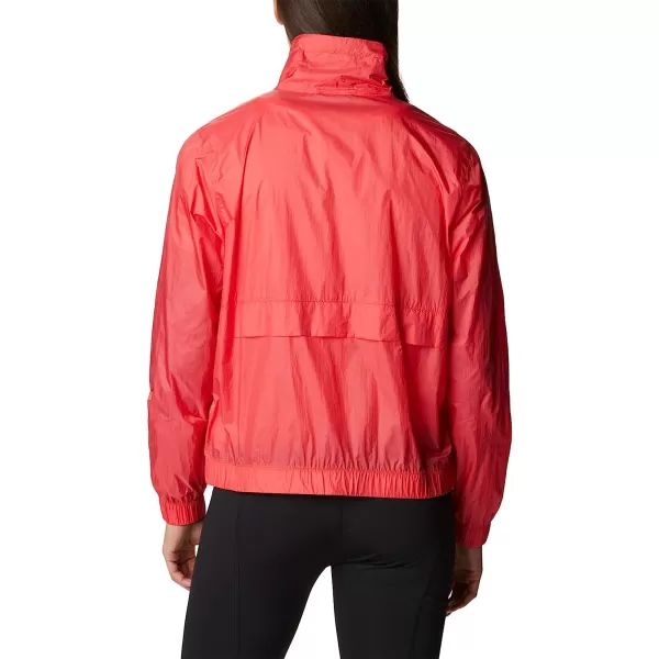 imageColumbia Womens Sunny City WindbreakerRed Hibiscus