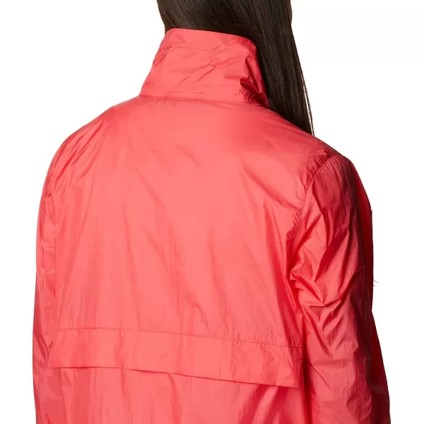 imageColumbia Womens Sunny City WindbreakerRed Hibiscus