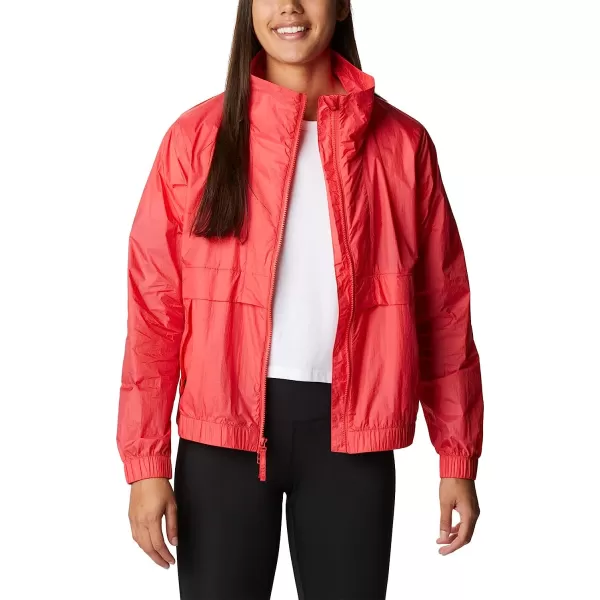 imageColumbia Womens Sunny City WindbreakerRed Hibiscus