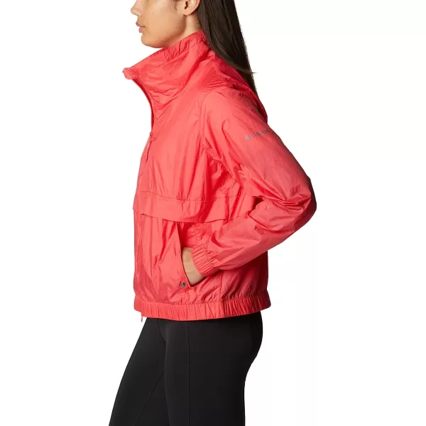 imageColumbia Womens Sunny City WindbreakerRed Hibiscus