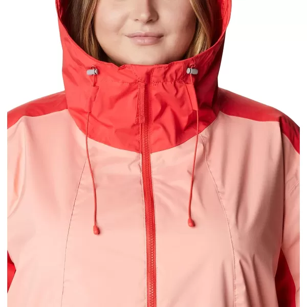 imageColumbia Womens Sunrise Ridge JacketRed HibiscusCoral Reef