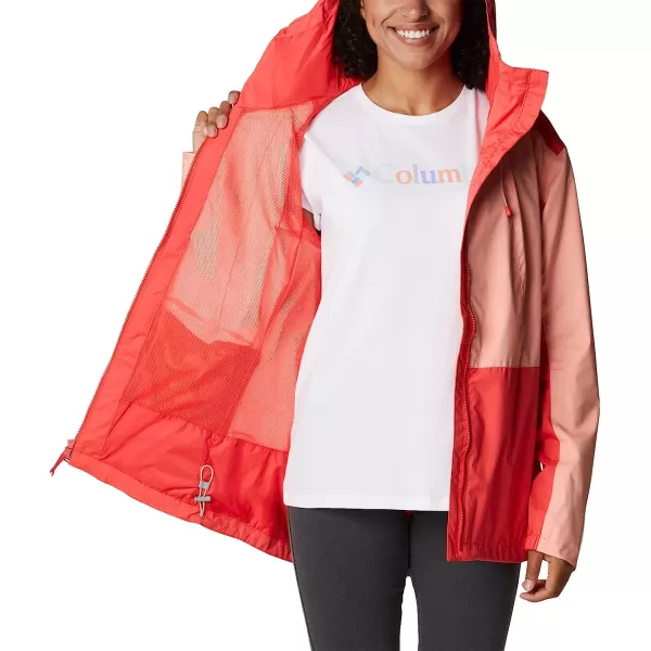 imageColumbia Womens Sunrise Ridge JacketRed HibiscusCoral Reef