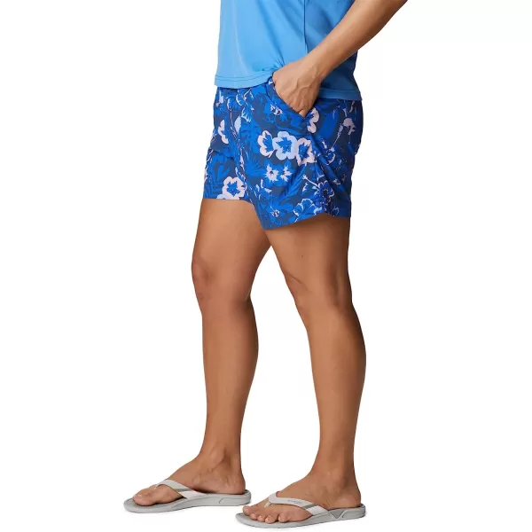 imageColumbia Womens Super Backcast Water ShortBlue MacawFlourish Print
