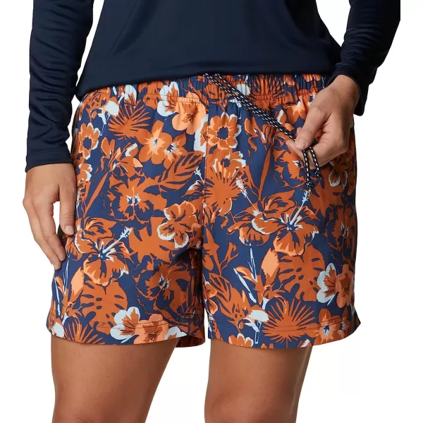 imageColumbia Womens Super Backcast Water ShortCarbonFlourish Print