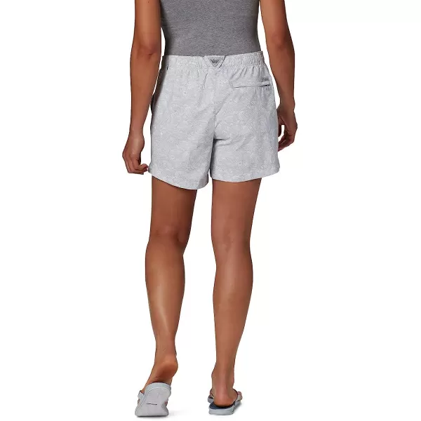 imageColumbia Womens Super Backcast Water ShortCirrus Grey Buoy Waves Print