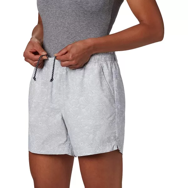 imageColumbia Womens Super Backcast Water ShortCirrus Grey Buoy Waves Print