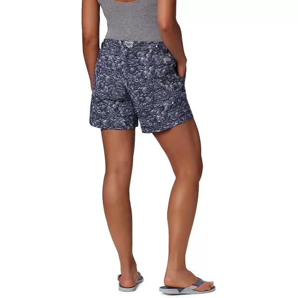 imageColumbia Womens Super Backcast Water ShortCollegiate Navy Buoy Waves Print