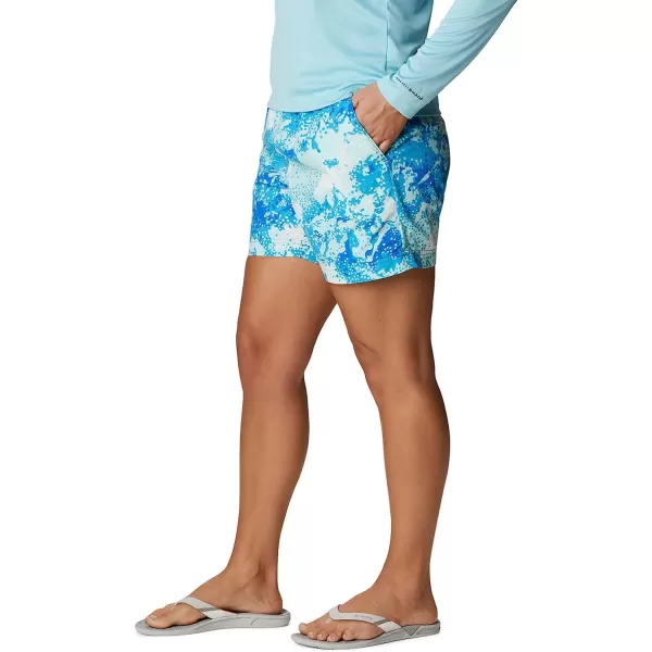 imageColumbia Womens Super Backcast Water ShortCompass BlueFoamfloral Print