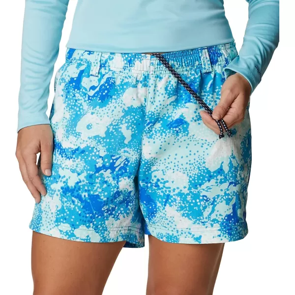 imageColumbia Womens Super Backcast Water ShortCompass BlueFoamfloral Print