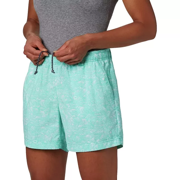 imageColumbia Womens Super Backcast Water ShortDolphin Buoy Waves Print