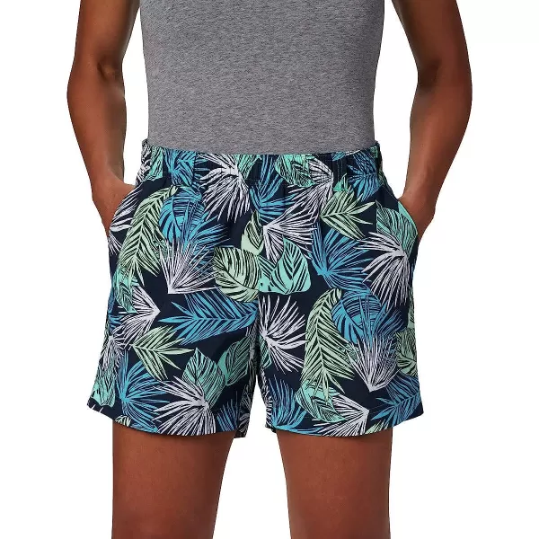 imageColumbia Womens Super Backcast Water ShortDolphin Feathery Leaves Print