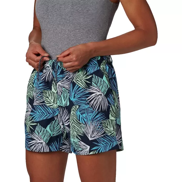 imageColumbia Womens Super Backcast Water ShortDolphin Feathery Leaves Print