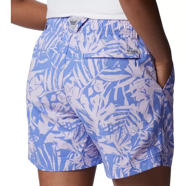 imageColumbia Womens Super Backcast Water ShortViolet Sea Palmtropics