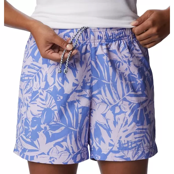 imageColumbia Womens Super Backcast Water ShortViolet Sea Palmtropics
