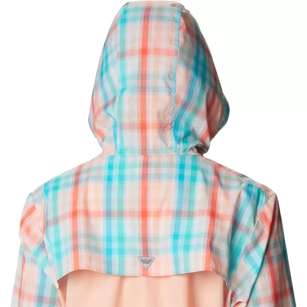 imageColumbia Womens Super Tamiami HoodieCorange Sea Blur Check
