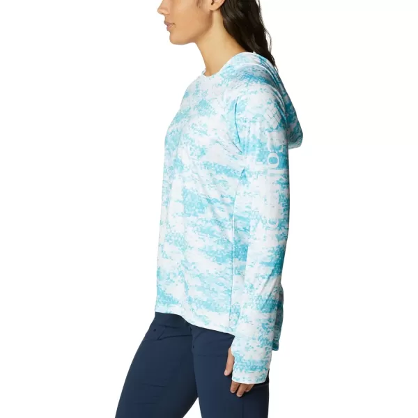 imageColumbia Womens Super Tidal Tee HoodieAtoll Pfg Camo Print