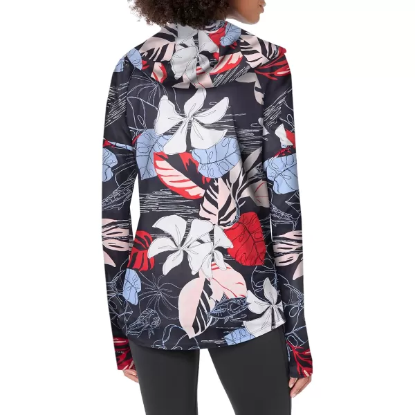 imageColumbia Womens Super Tidal Tee HoodieCollegiate Navy Tropamix Fish