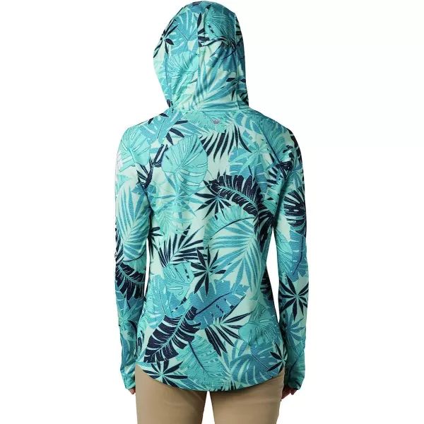 imageColumbia Womens Super Tidal Tee HoodieDolphin Tropical Print