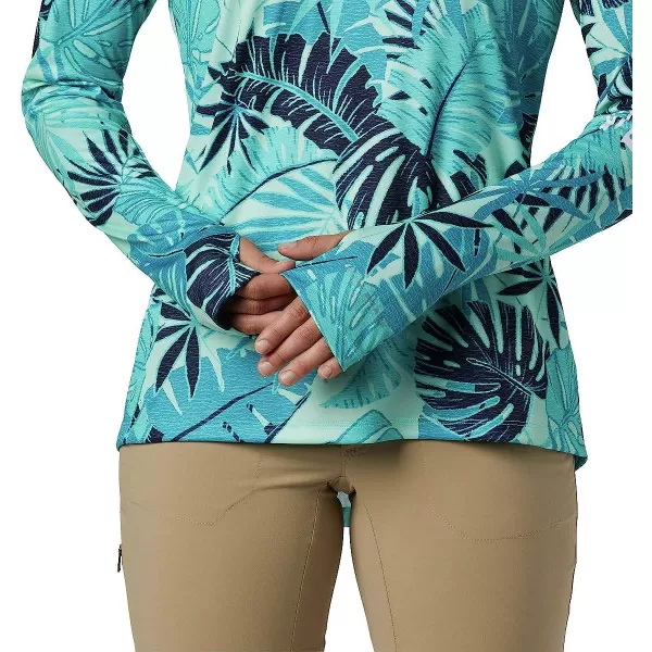 imageColumbia Womens Super Tidal Tee HoodieDolphin Tropical Print