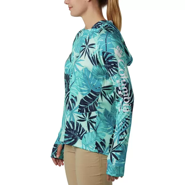 imageColumbia Womens Super Tidal Tee HoodieDolphin Tropical Print